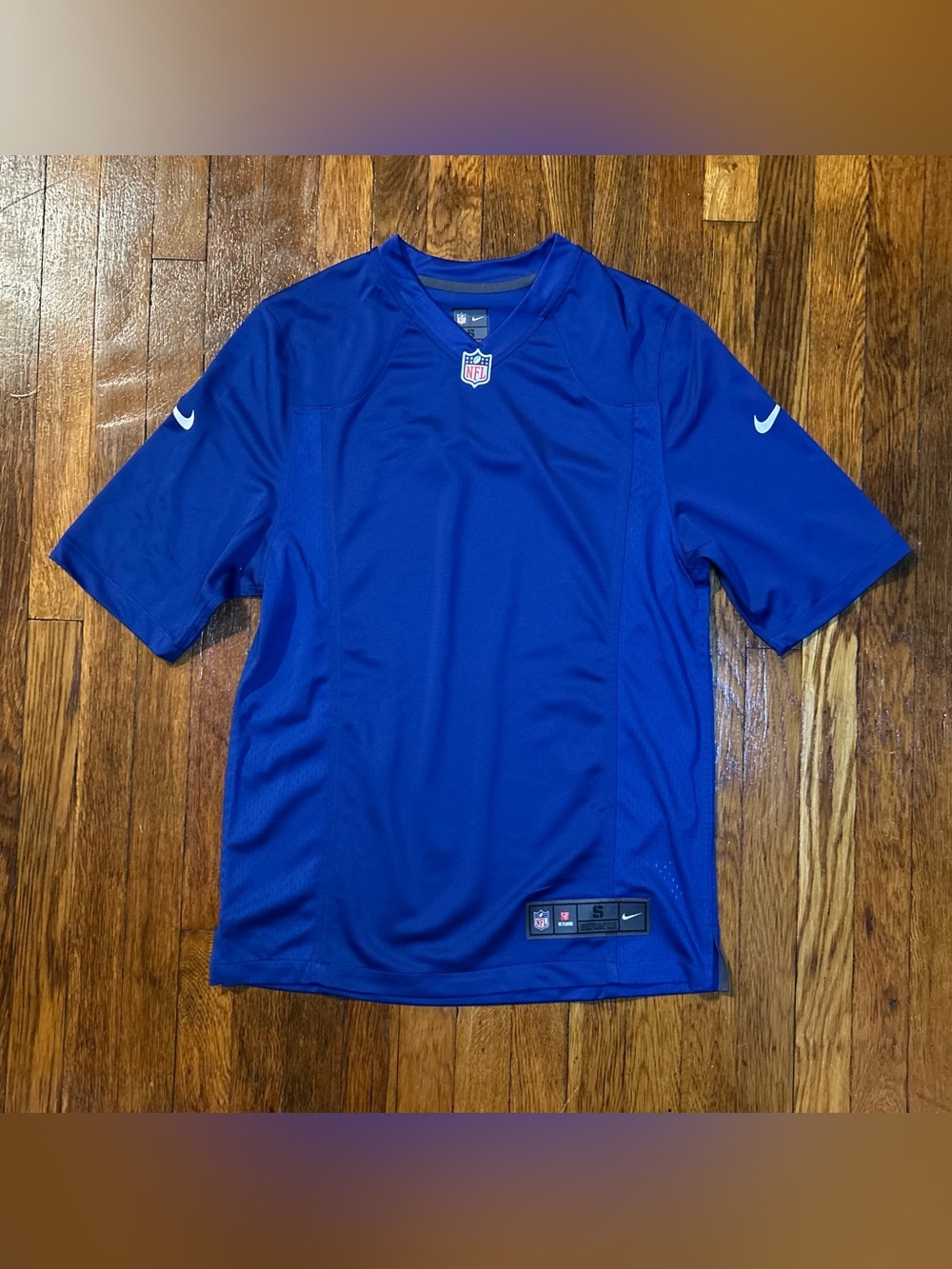 Nike On Field NFL Game Blank Jersey Royal Blue Mens Size Small Customizable